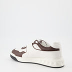 Baskets One Stud marron blanc