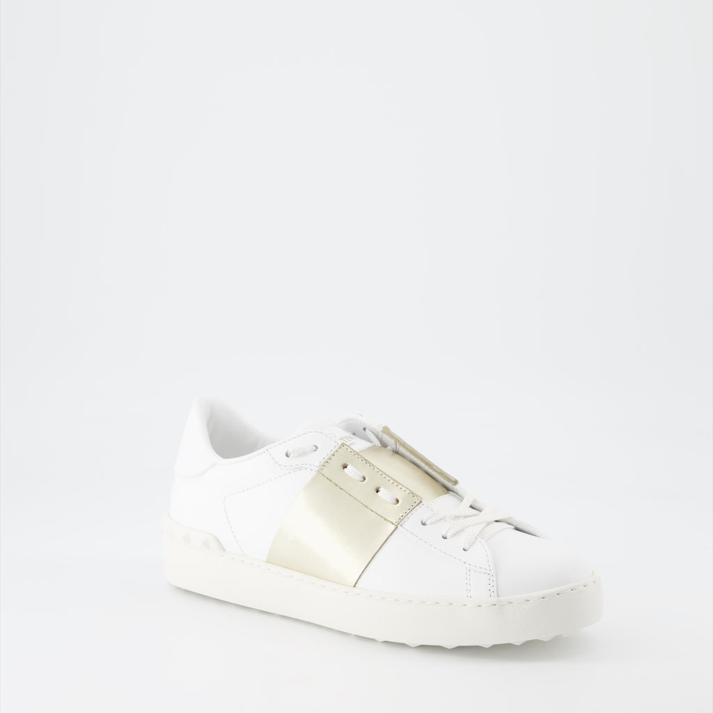 스니커즈 Baskets Open Valentino Garavani 금 Femme