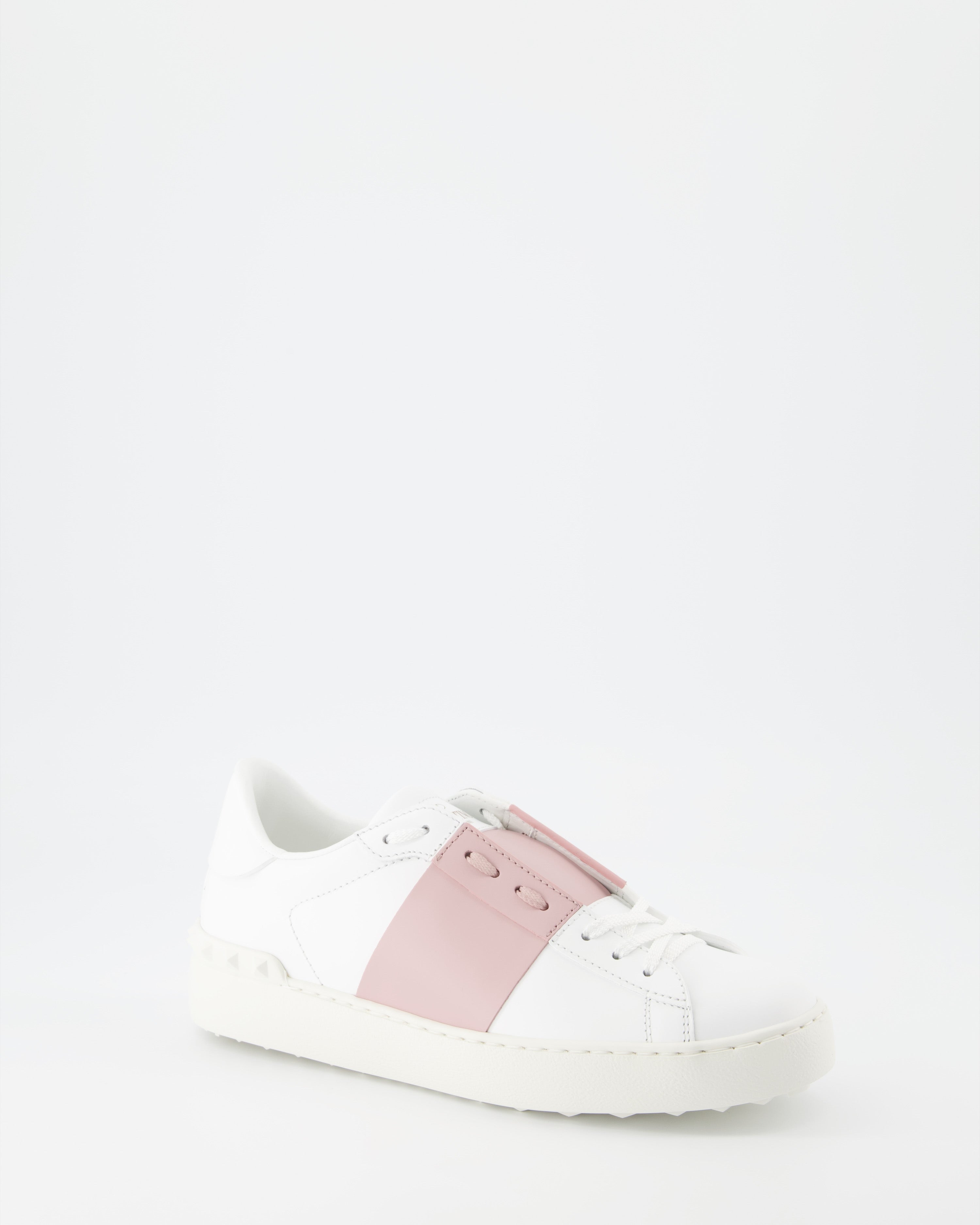 Sneakers Baskets Open Valentino Garavani Rosa Femme