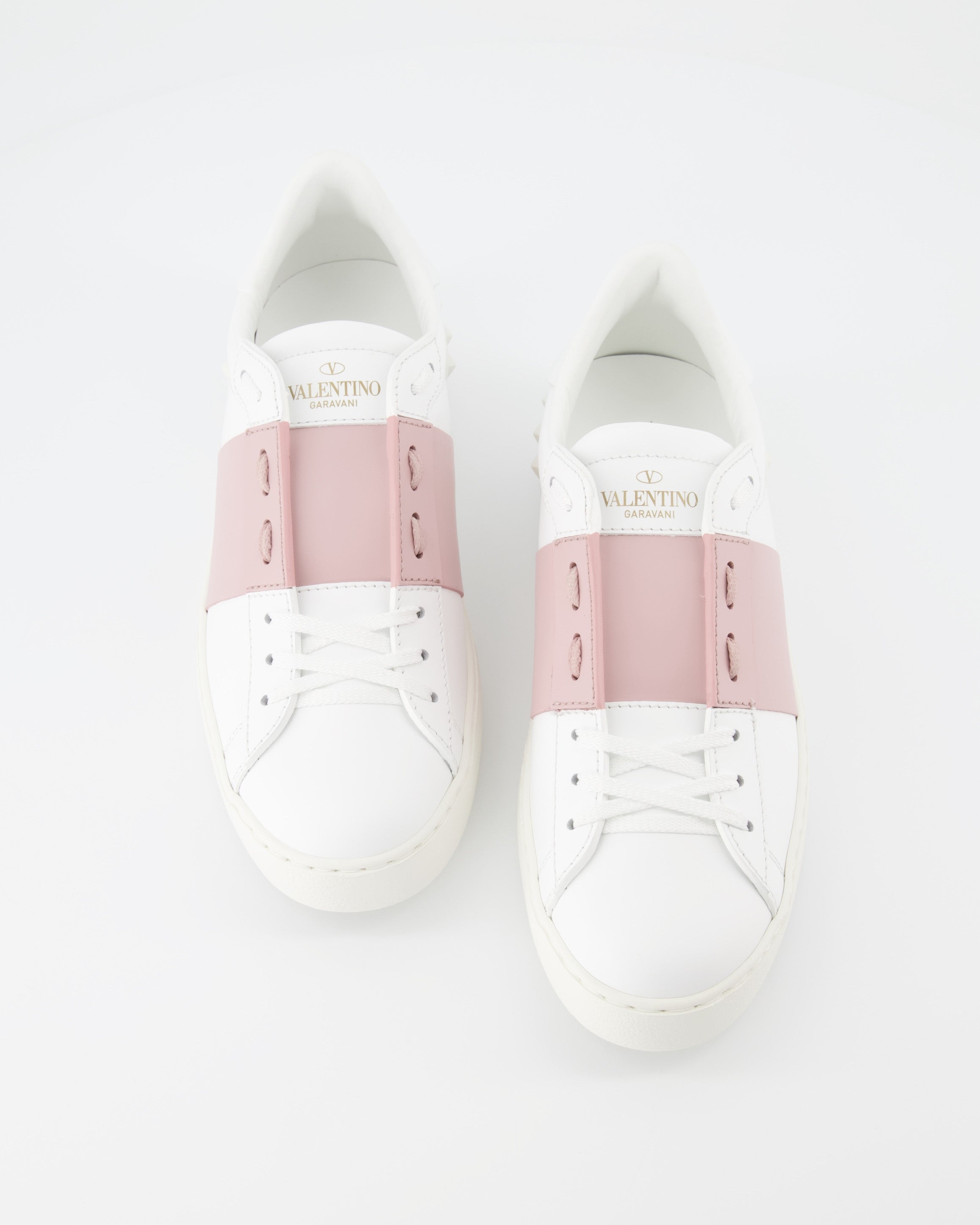 Sneakers Baskets Open Valentino Garavani Rosa Femme