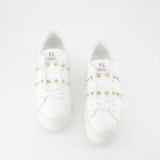Sneakers Baskets Open compensées Valentino Garavani Bianco Femme