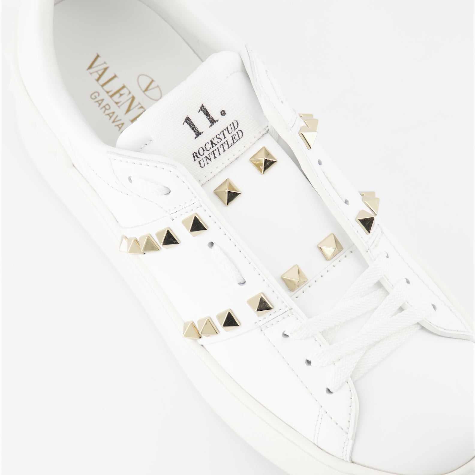 Sneakers Baskets Open compensées Valentino Garavani Bianco Femme