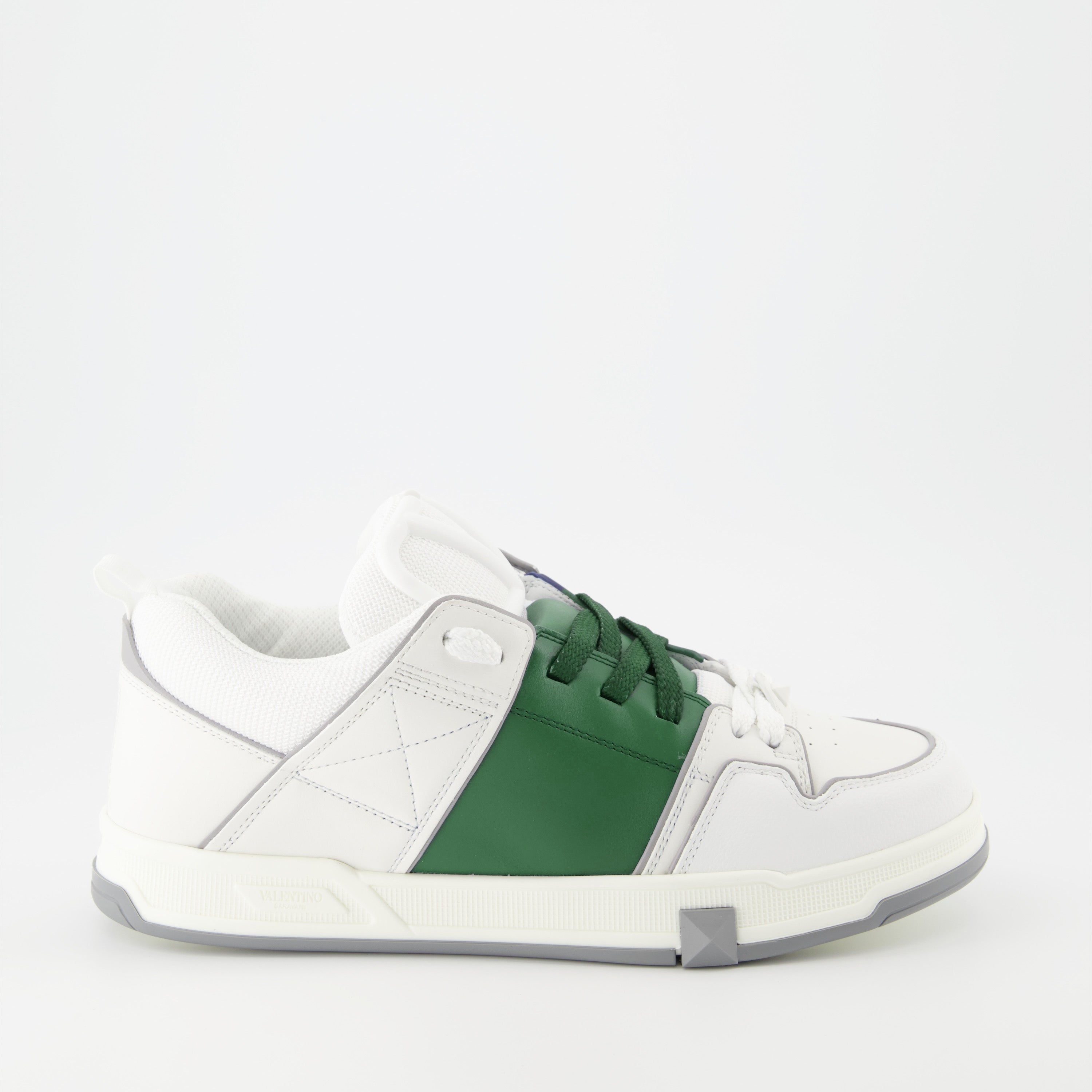 Sneakers Baskets Open Skate Valentino Garavani Verde Homme