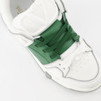 Sneakers Baskets Open Skate Valentino Garavani Verde Homme