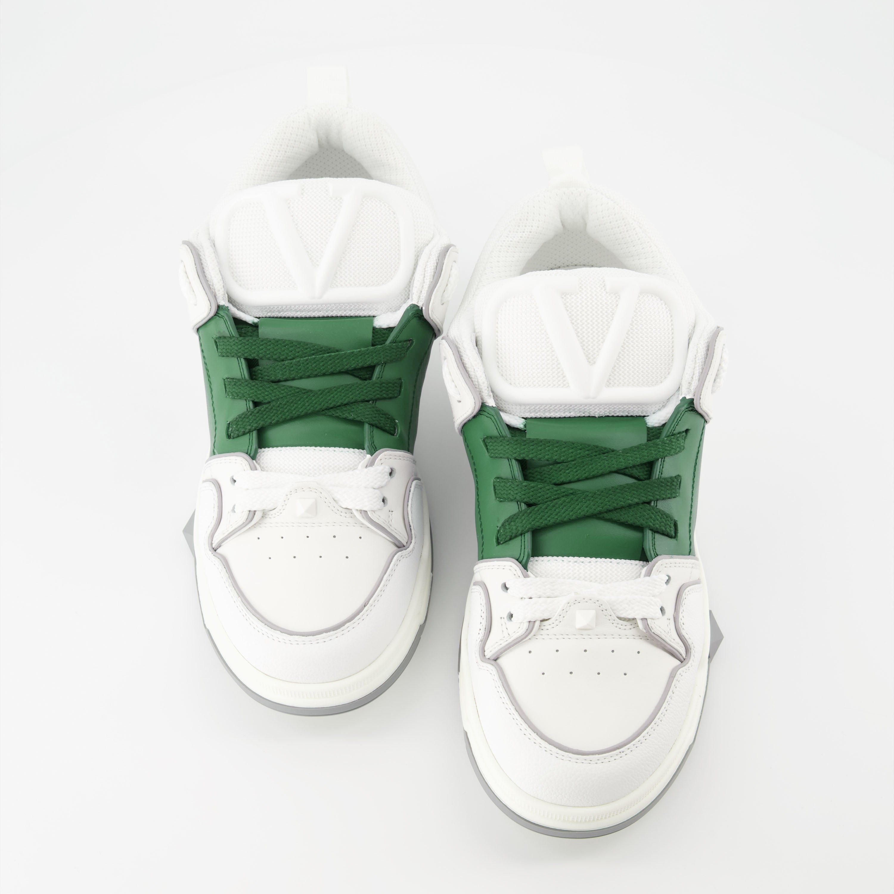 Sneakers Baskets Open Skate Valentino Garavani Verde Homme
