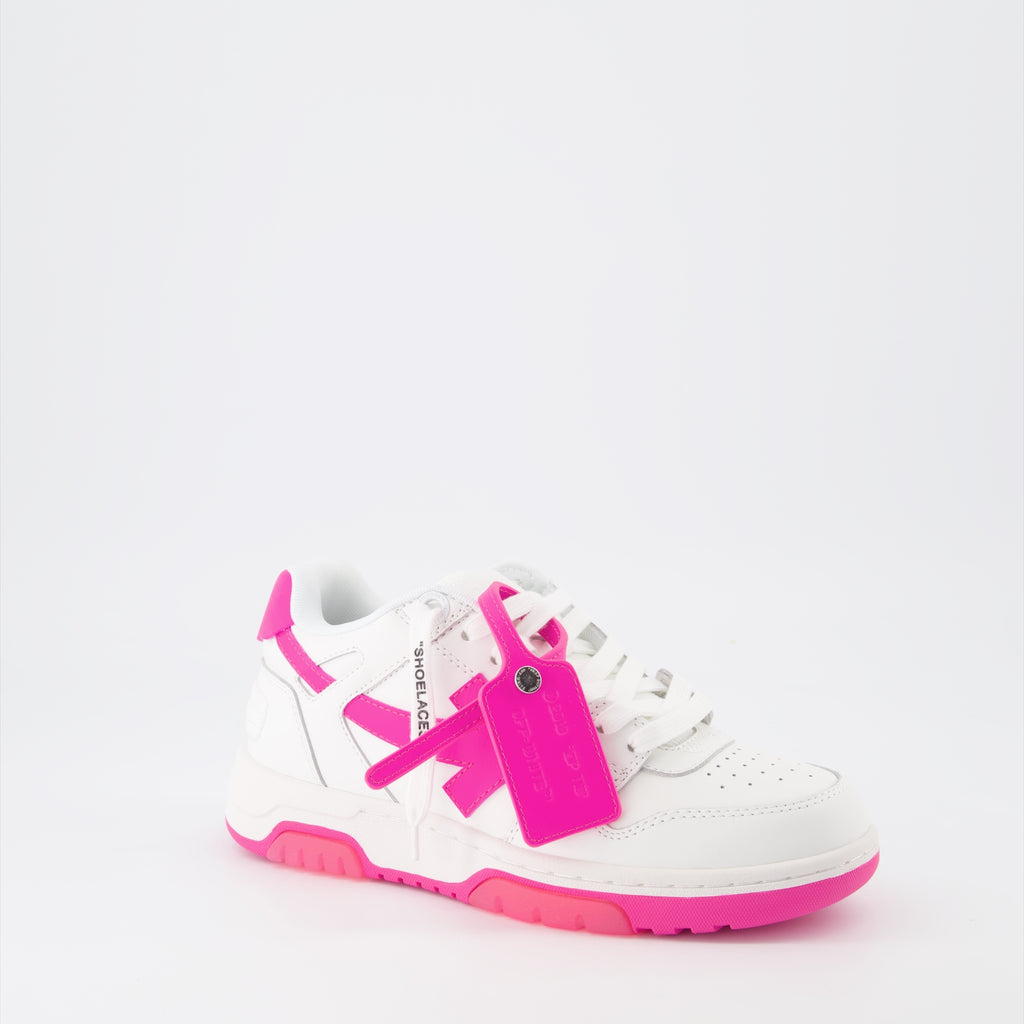 Sneaker Baskets Out of Office Off-White Rosa Femme