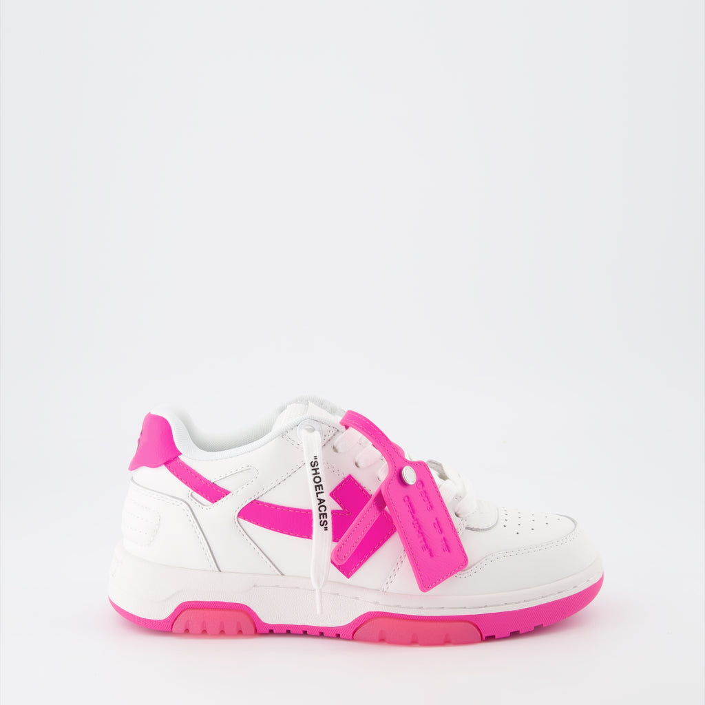 Sneaker Baskets Out of Office Off-White Rosa Femme