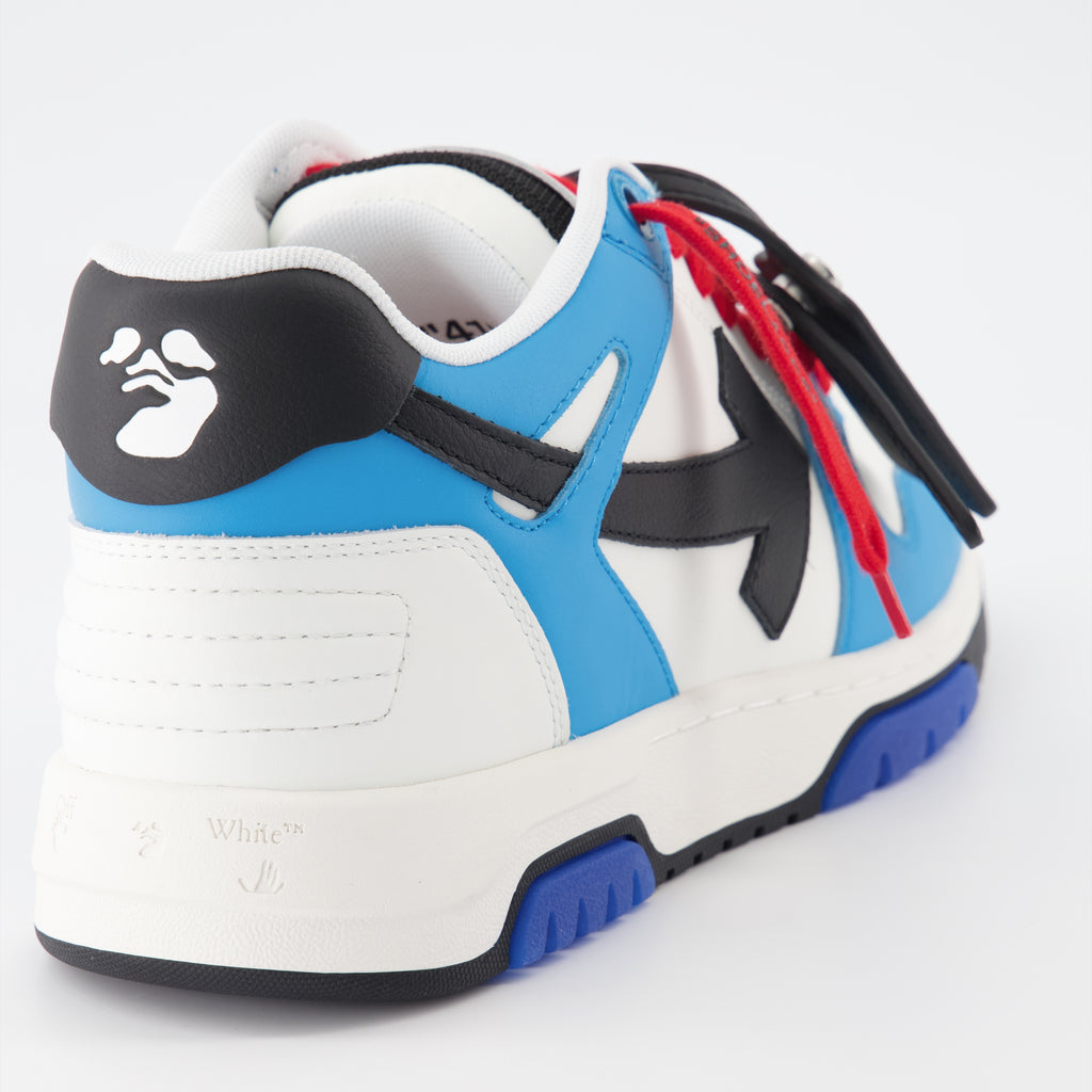 Baskets Out Of Office bleu rouge
