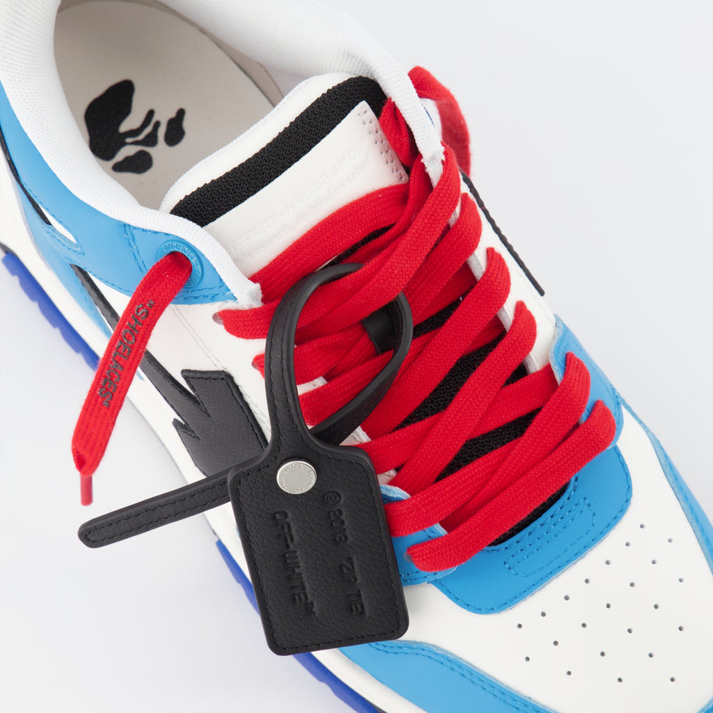 Baskets Out Of Office bleu rouge