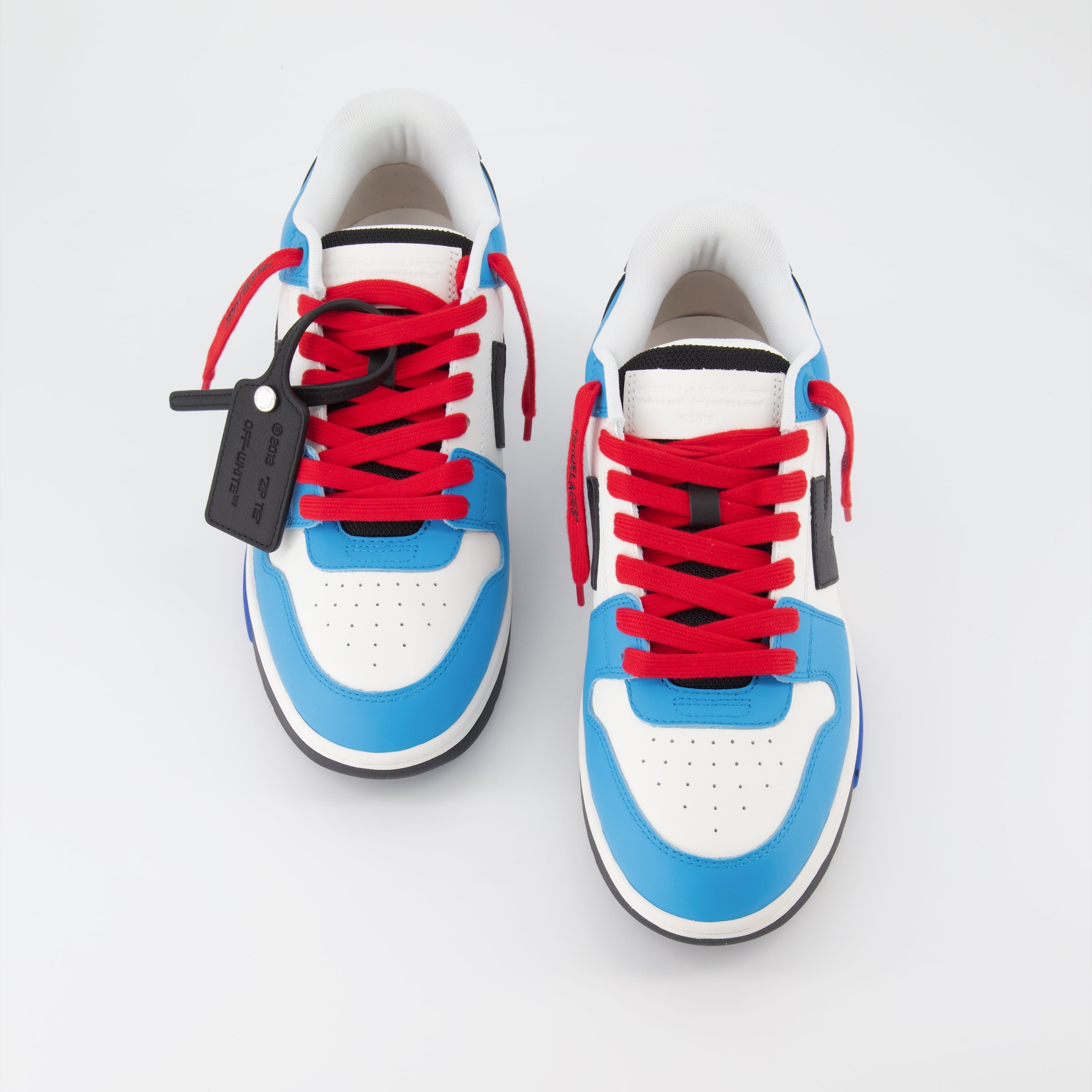 Baskets Out Of Office bleu rouge