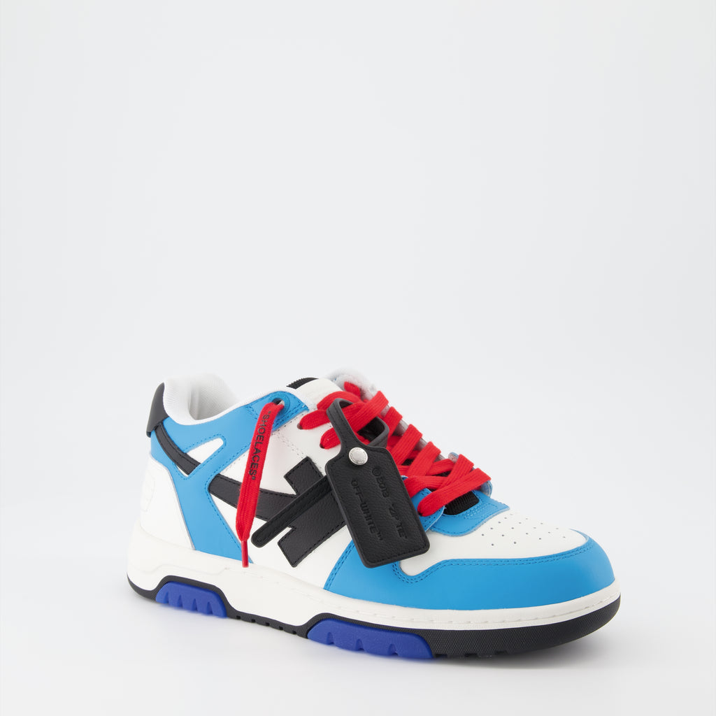 Baskets Out Of Office bleu rouge
