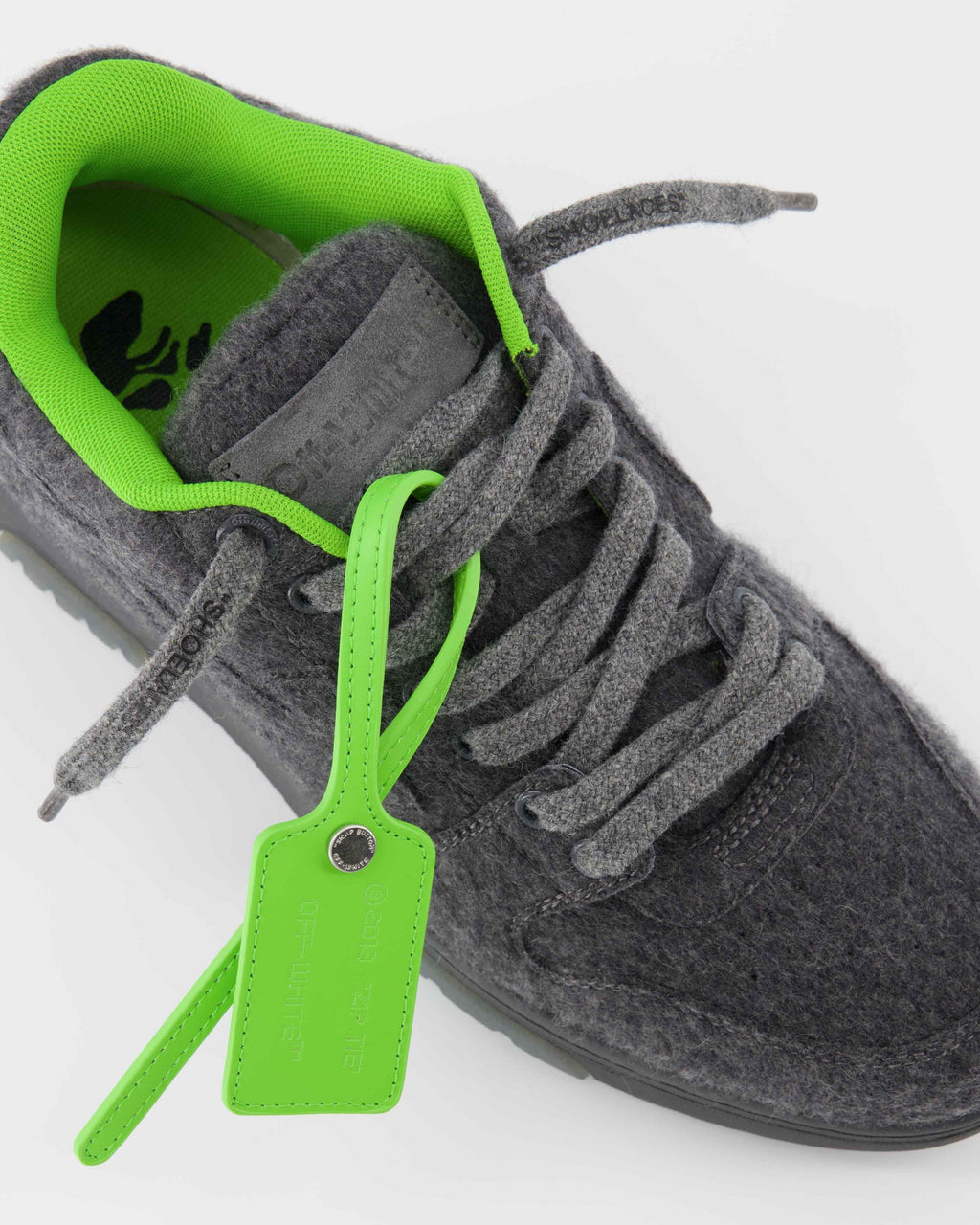 Sneaker Baskets Out of Office Off-White Gris Homme