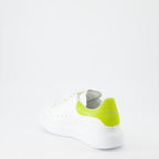 Sneaker Baskets oversize Alexander McQueen Verde Femme