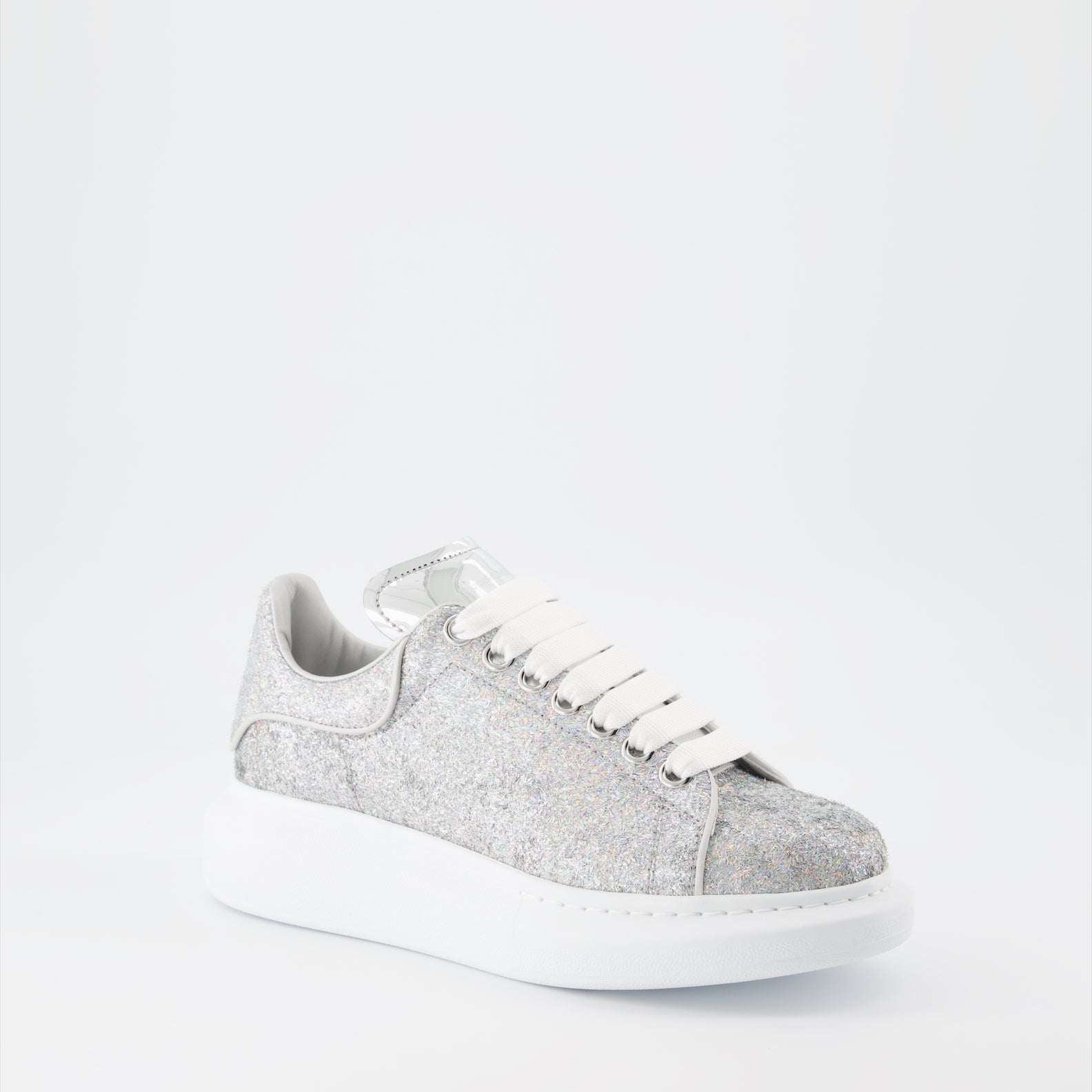 スニーカー オーバーサイズスニーカー Alexander McQueen 銀 女性