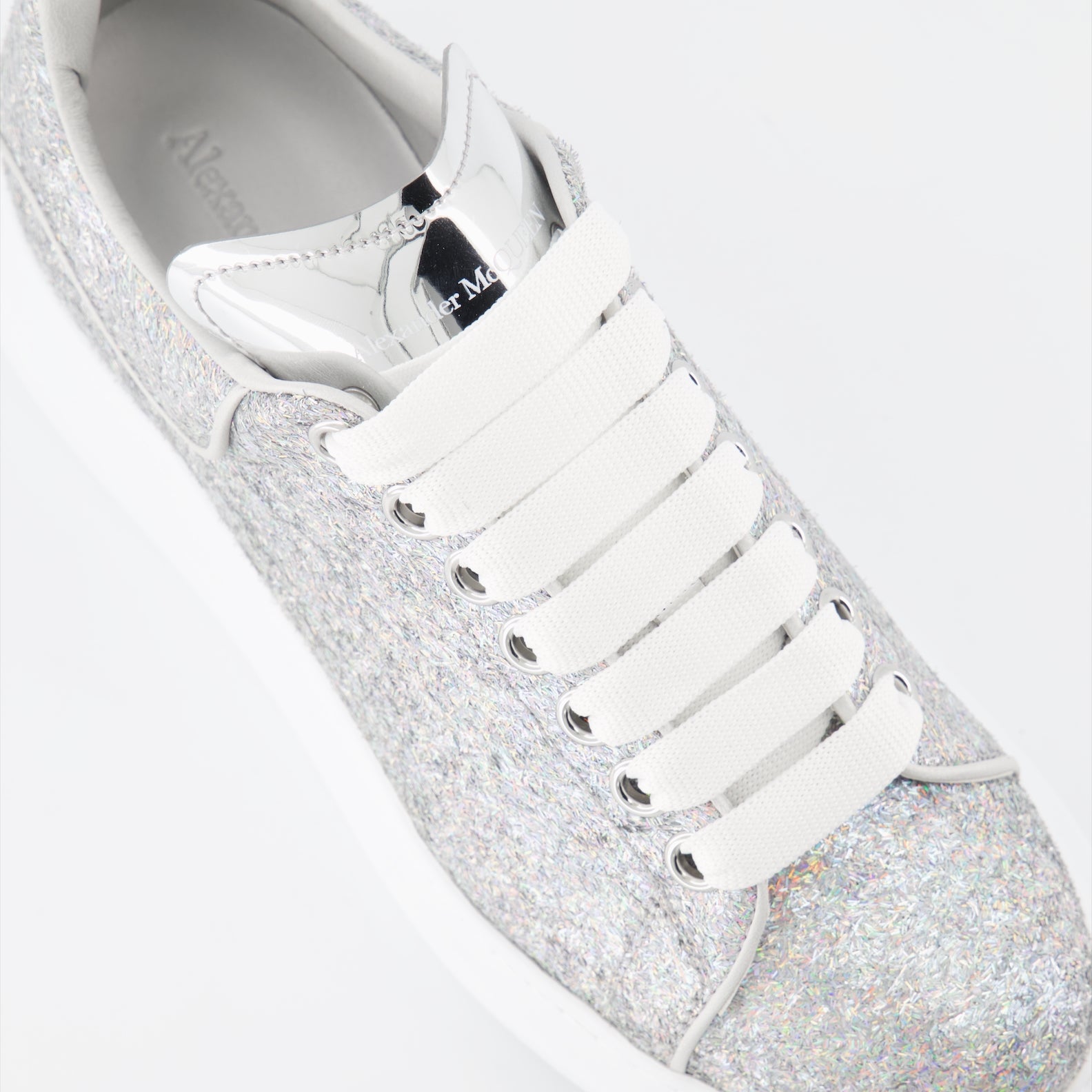 スニーカー オーバーサイズスニーカー Alexander McQueen 銀 女性