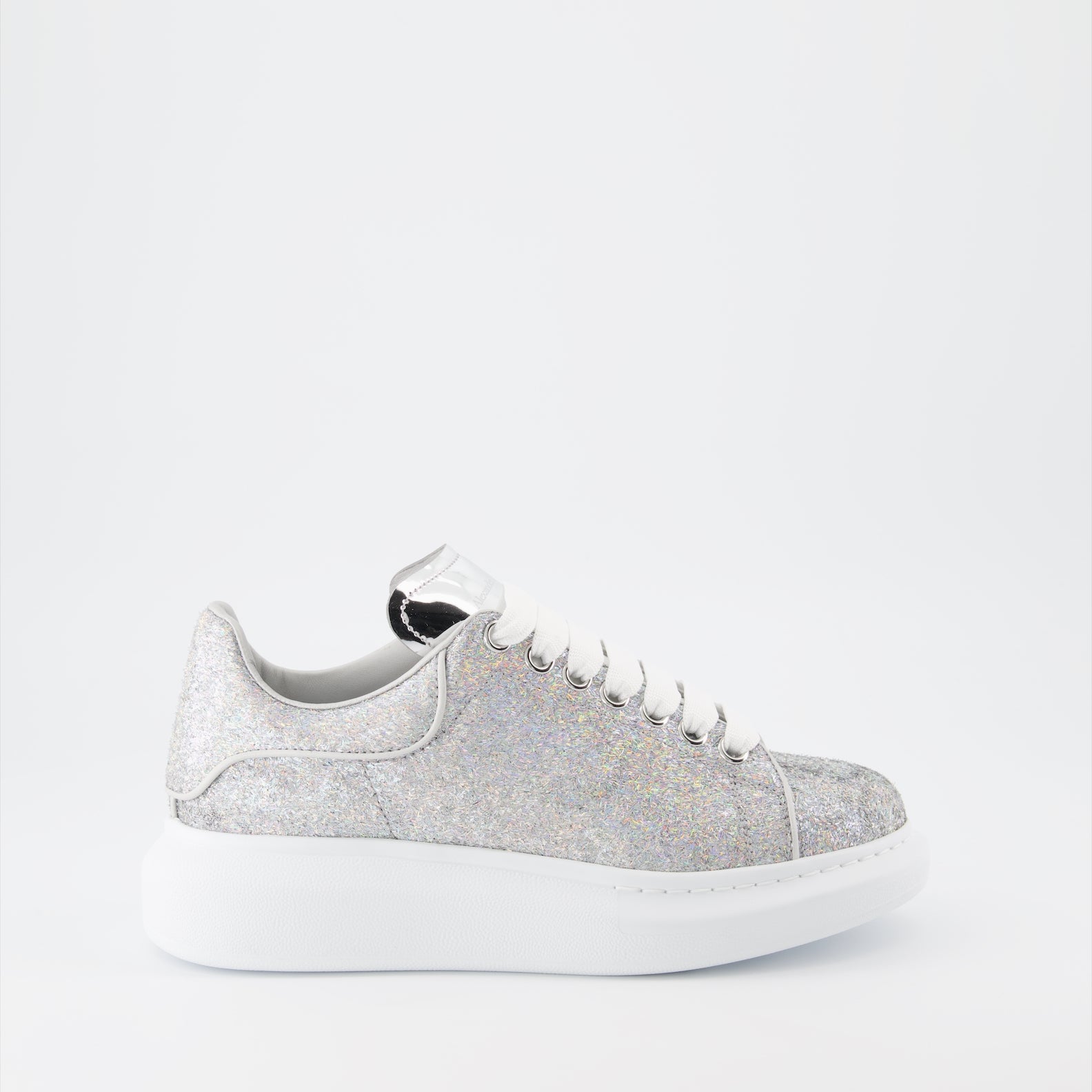 スニーカー オーバーサイズスニーカー Alexander McQueen 銀 女性