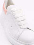 Shoes Oversized crocodile sneakers Alexander McQueen Pink Girls (3 years and over)