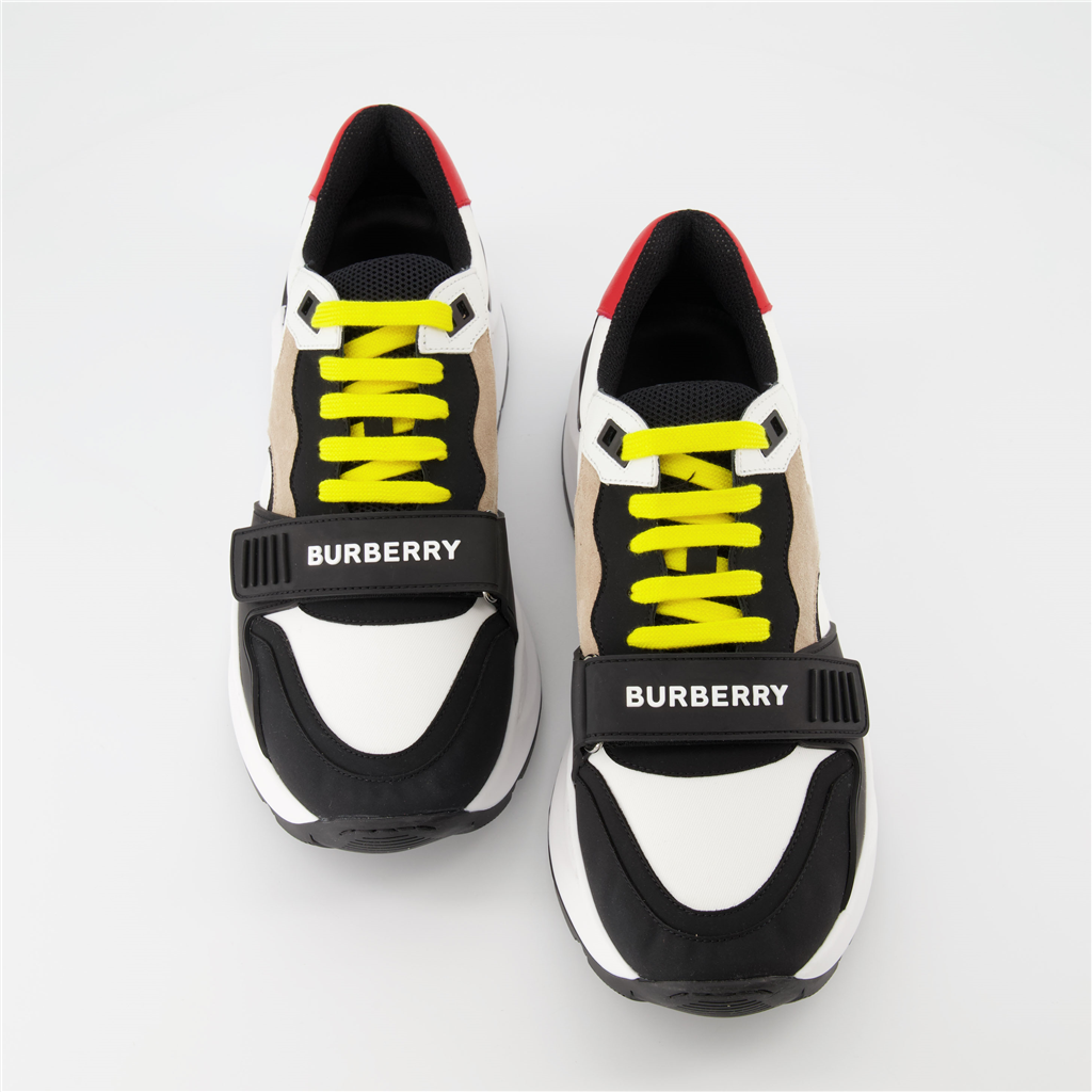 Baskets Baskets Ramsey Burberry Beige Homme