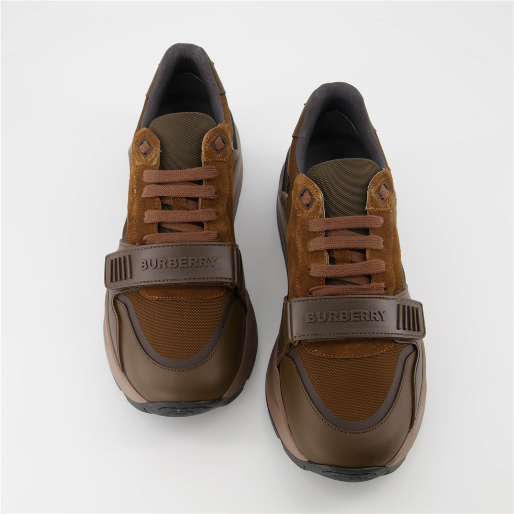 Baskets Baskets Ramsey Burberry Marron Homme