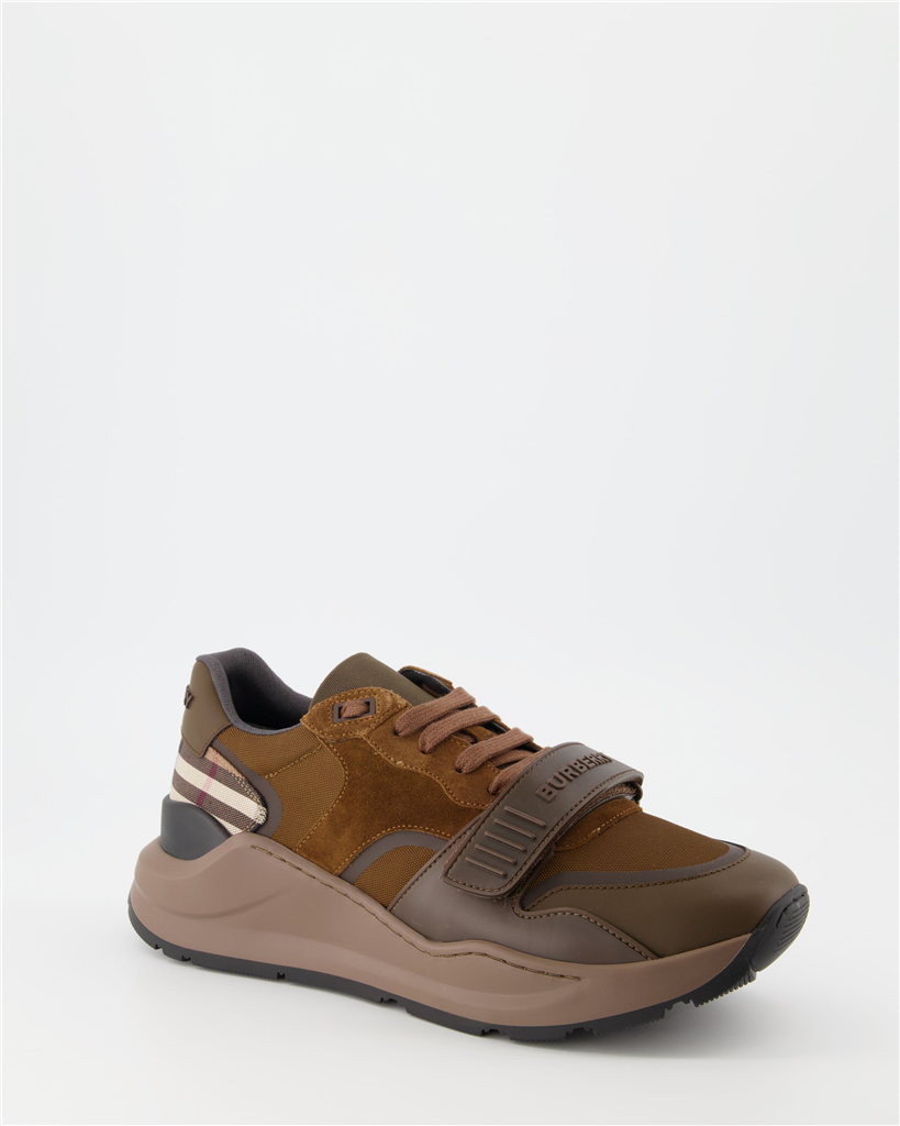 Baskets Baskets Ramsey Burberry Marron Homme