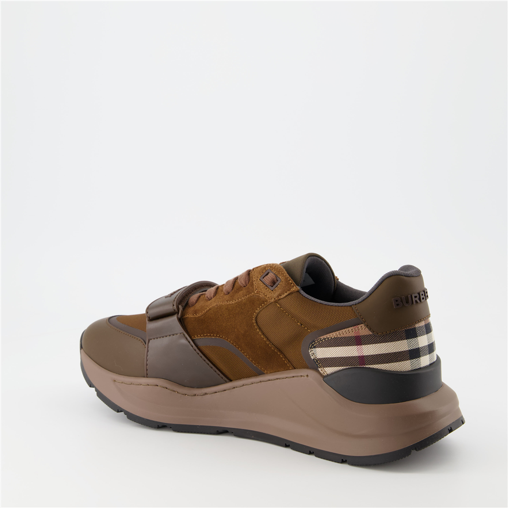 Baskets Baskets Ramsey Burberry Marron Homme