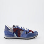 Baskets Baskets Rockrunner Valentino Garavani Bleu Homme
