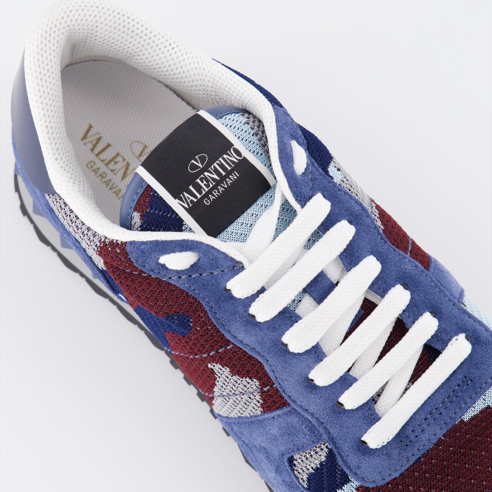 Baskets Baskets Rockrunner Valentino Garavani Bleu Homme