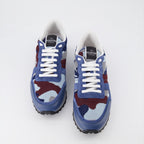 Baskets Baskets Rockrunner Valentino Garavani Bleu Homme