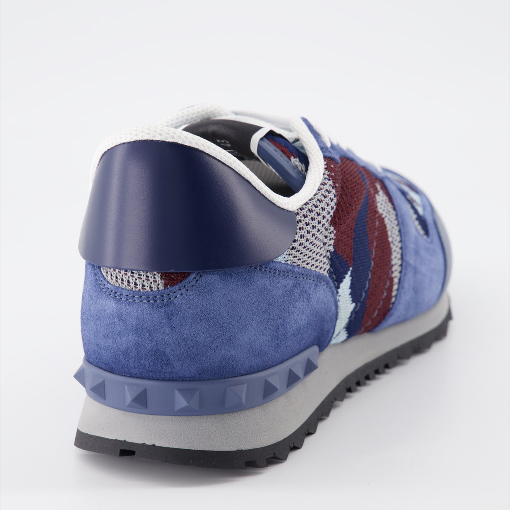 Baskets Baskets Rockrunner Valentino Garavani Bleu Homme