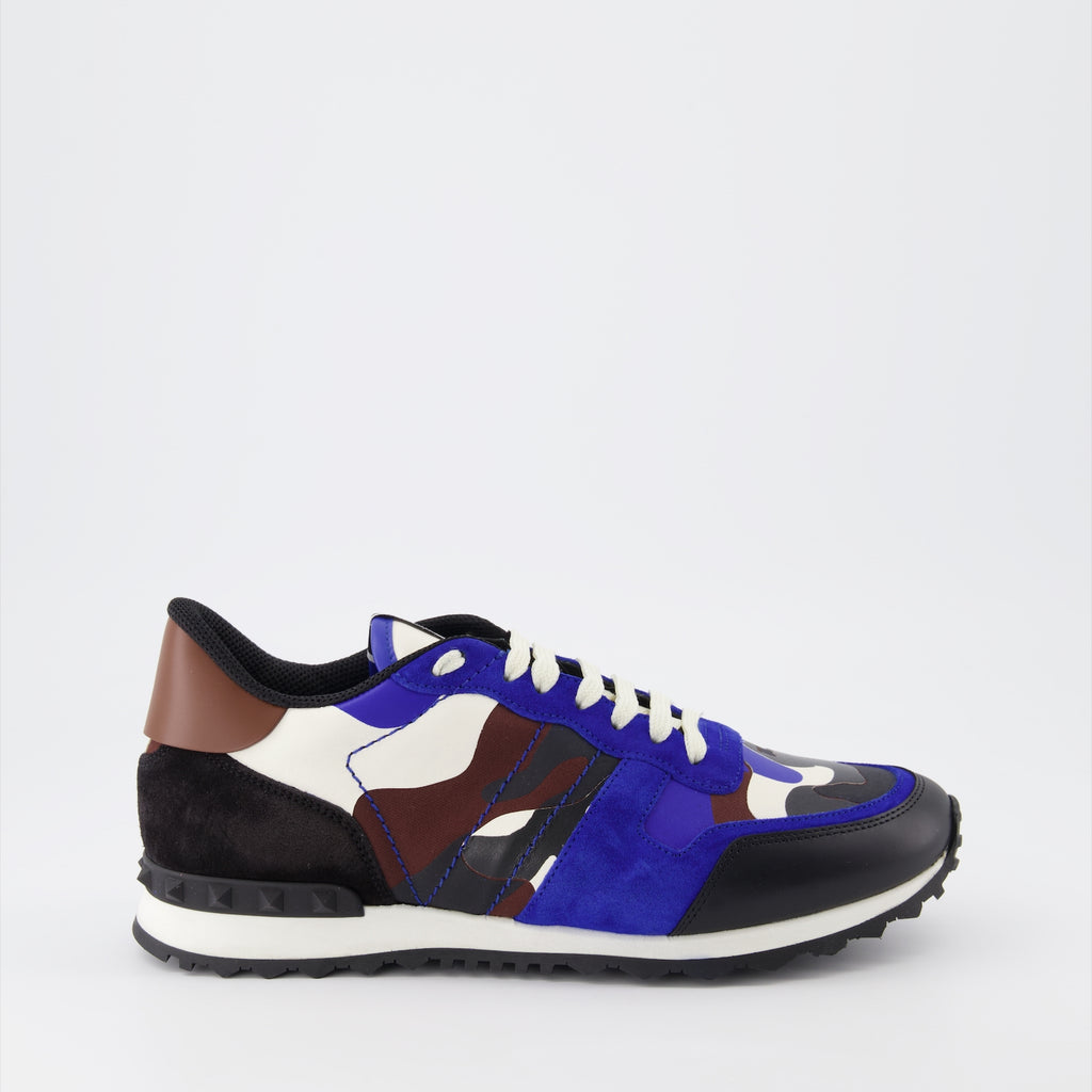 Baskets Baskets Rockrunner Valentino Garavani Bleu Homme