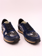 Chaussures de ville Baskets Rockrunner Valentino Garavani Bleu Homme