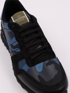 Baskets Baskets Rockrunner Valentino Garavani Bleu Homme