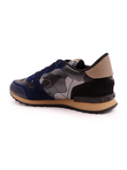 Chaussures de ville Baskets Rockrunner Valentino Garavani Bleu Homme