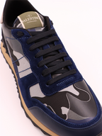 Chaussures de ville Baskets Rockrunner Valentino Garavani Bleu Homme