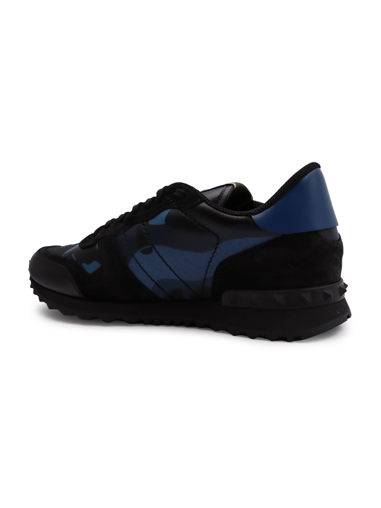 Baskets Baskets Rockrunner Valentino Garavani Bleu Homme