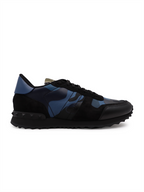 Baskets Baskets Rockrunner Valentino Garavani Bleu Homme