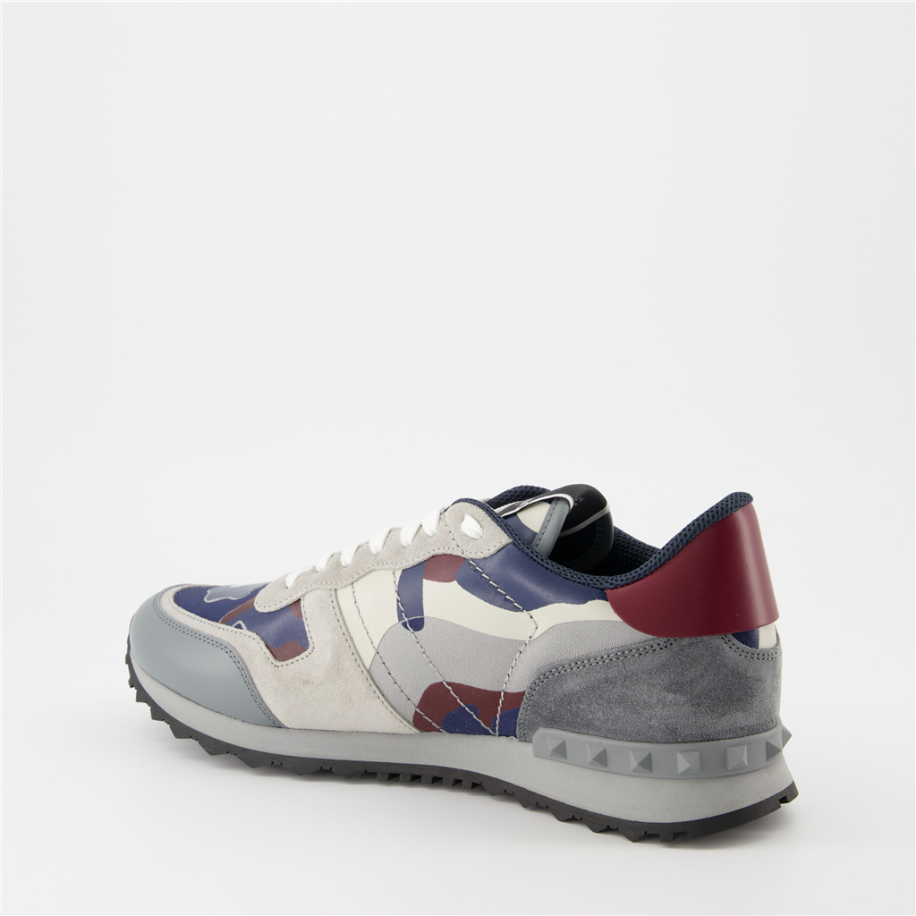 Baskets Baskets Rockrunner Valentino Garavani Gris Homme