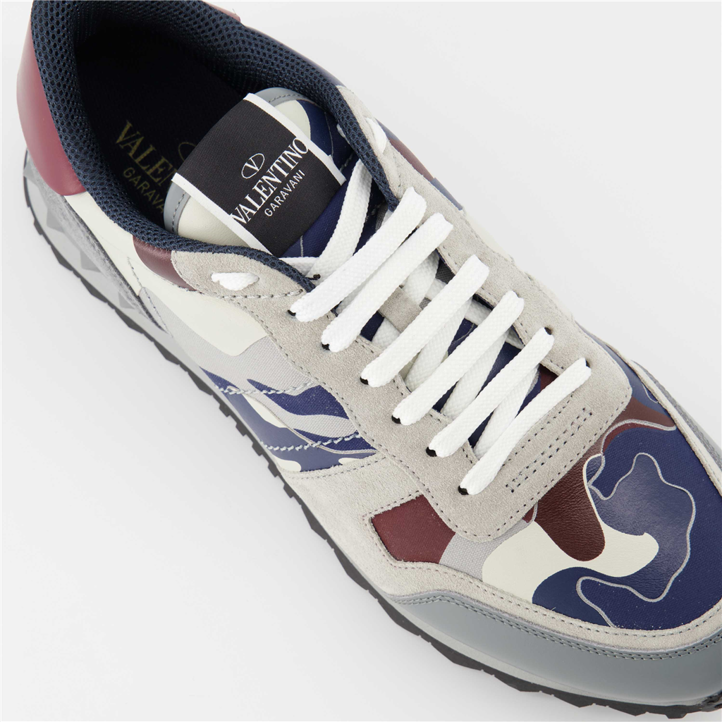 Baskets Baskets Rockrunner Valentino Garavani Gris Homme