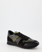 Baskets Baskets Rockrunner Valentino Garavani Vert Homme