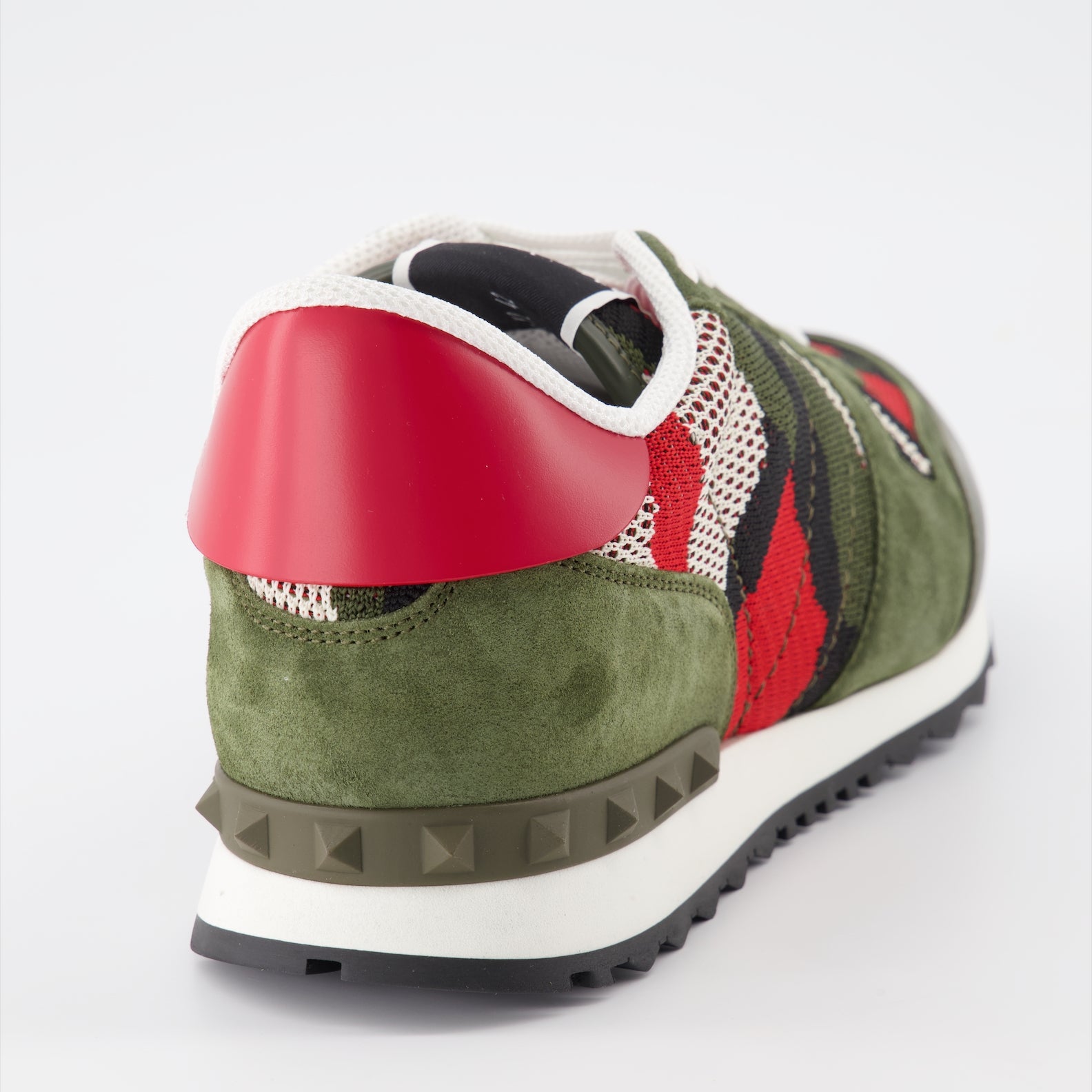 Baskets Baskets Rockrunner Valentino Garavani Vert Homme