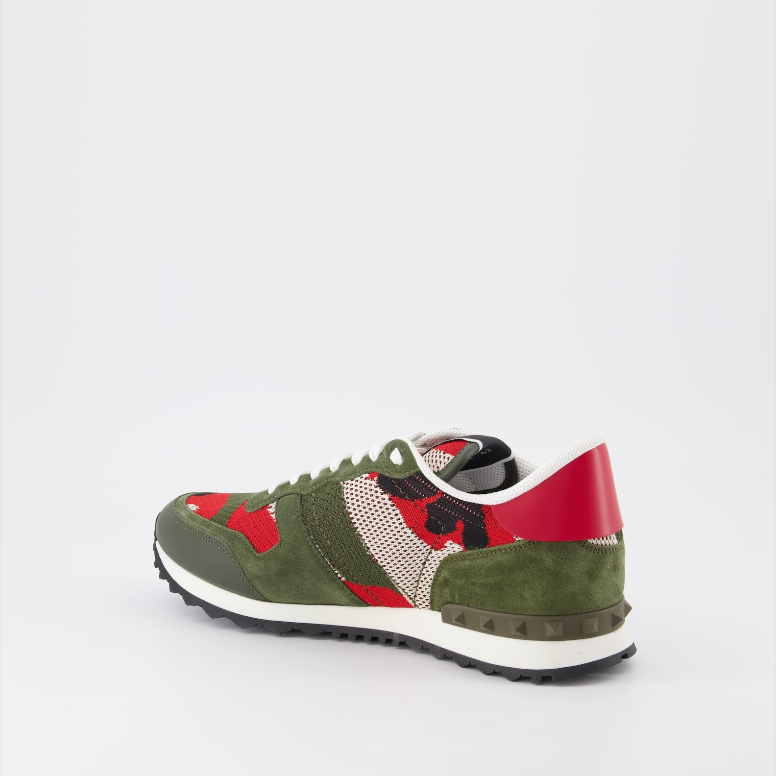 Baskets Baskets Rockrunner Valentino Garavani Vert Homme