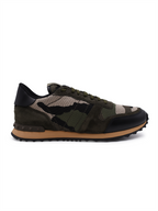 Baskets Baskets Rockrunner Valentino Garavani Vert Homme