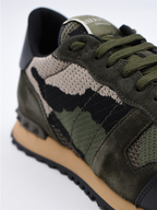 Baskets Baskets Rockrunner Valentino Garavani Vert Homme