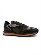 Baskets Baskets Rockrunner Valentino Garavani Vert Homme