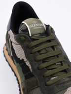 Baskets Baskets Rockrunner Valentino Garavani Vert Homme