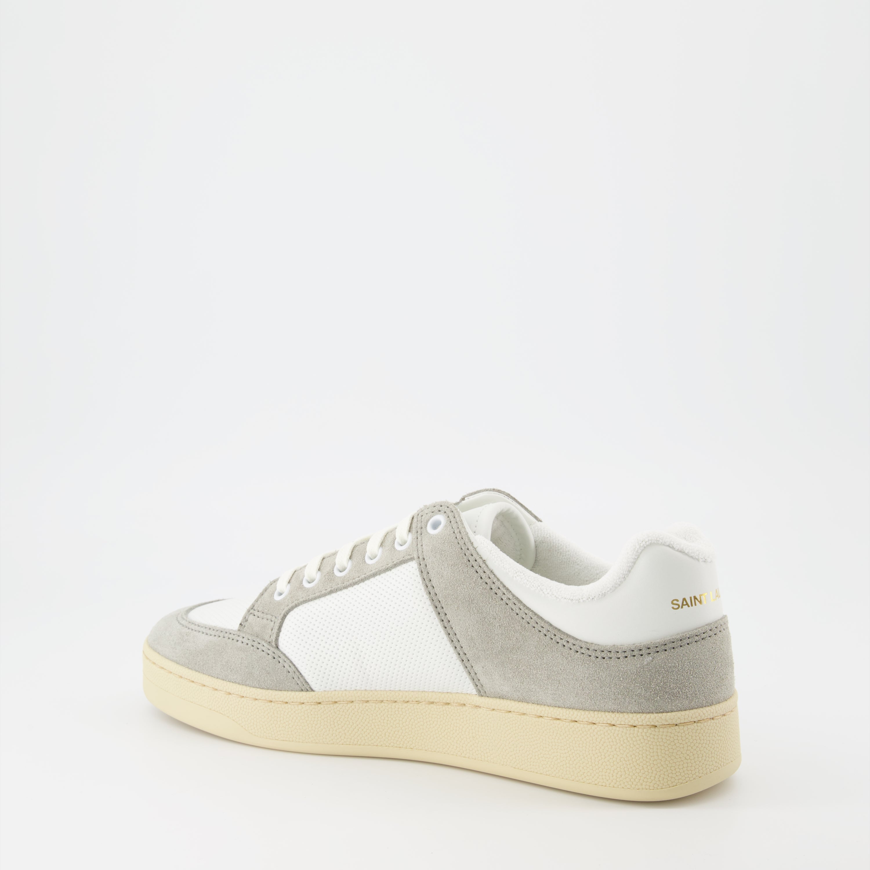 Baskets SL/61 en cuir et suède