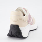 Sneaker Baskets Sprint Runner Alexander McQueen Beige Femme