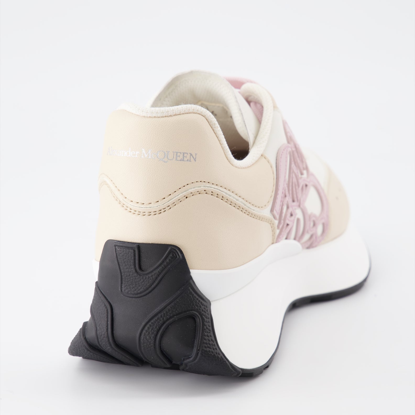 Sneaker Baskets Sprint Runner Alexander McQueen Beige Femme