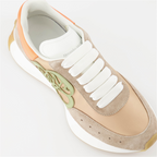Sneaker Baskets Sprint Runner Alexander McQueen Beige Femme