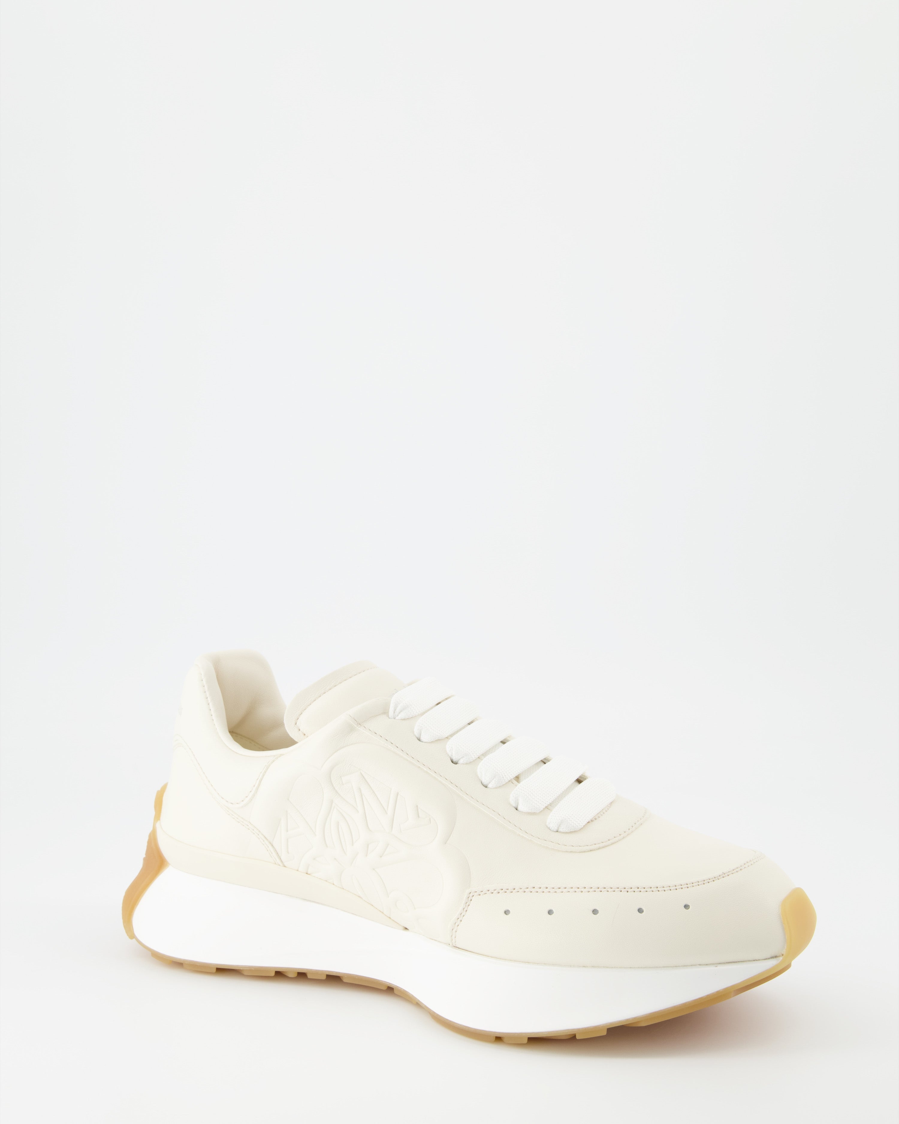 Sneaker Baskets Sprint Runner Alexander McQueen Beige Homme